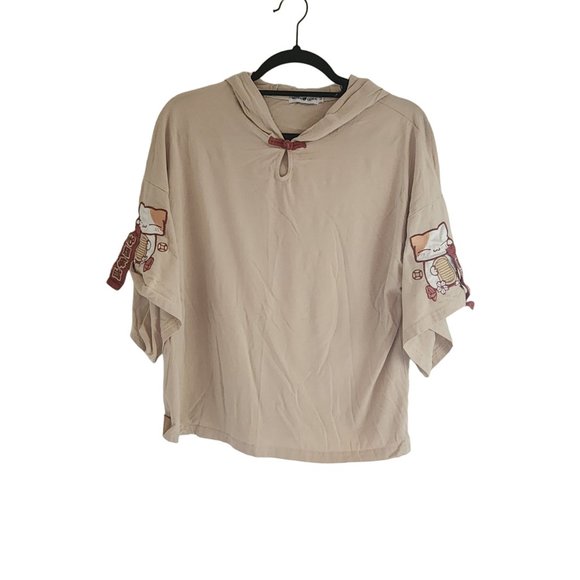 Modakawa Hooded shirt womens size M - Picture 1 of 4